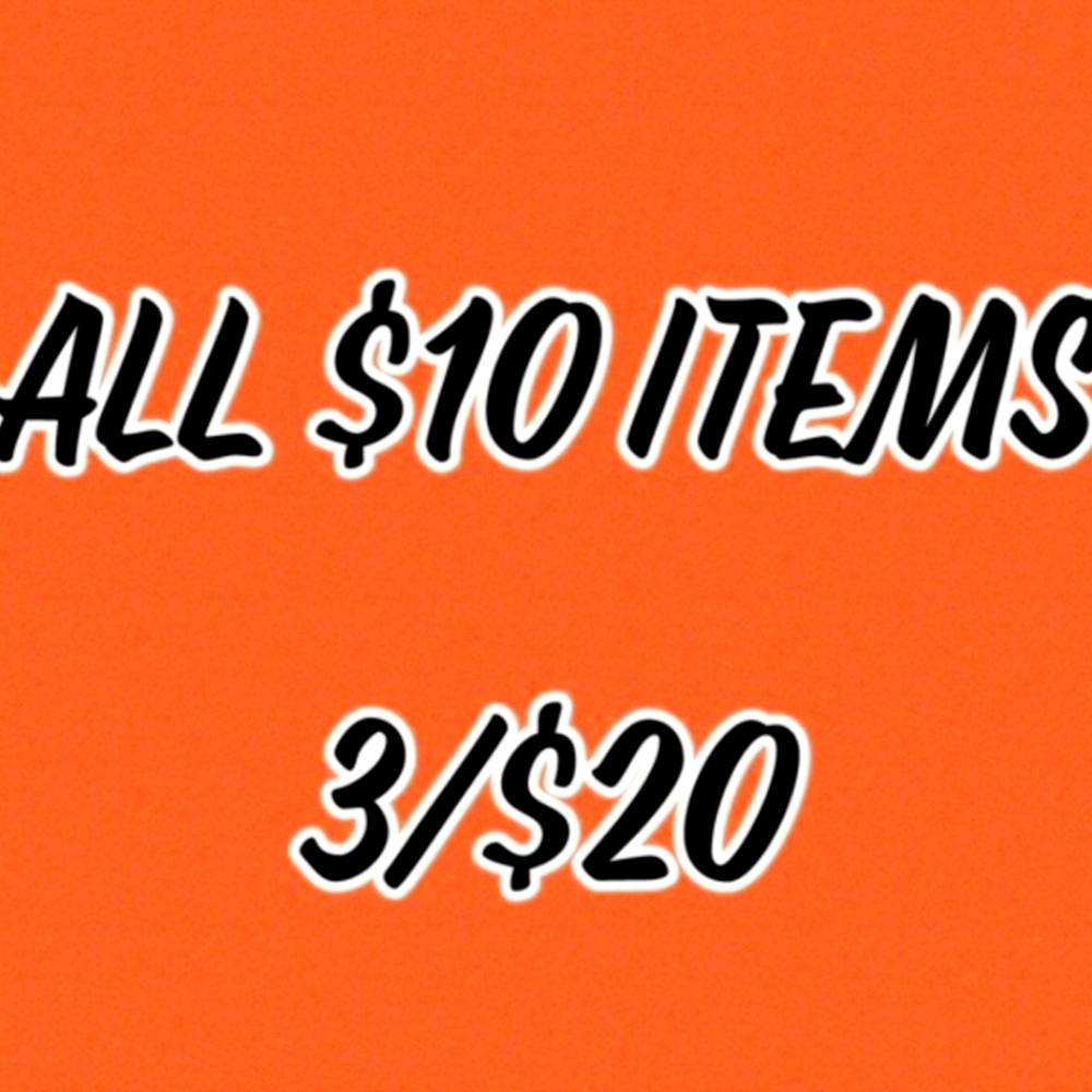 3, $10 for $20
